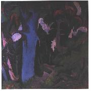 Ernst Ludwig Kirchner The blue tree Spain oil painting artist